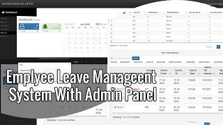 Employee Leave Management System Usign php Mysql