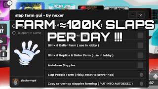 slap farm gui v2 | FULL SHOWCASE | slap battles script | auto farm slaps!