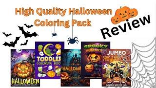 High Quality Halloween Coloring Pack Review | Halloweens | kindle | plr | ebook   SJ Review