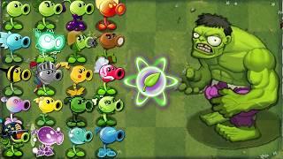 All PEA Shooter Vs Spring Gargantuar Zombie - Who Will Win? - Pvz 2 Challenge