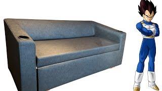 Designo interior 3 fold sofa bed with storage