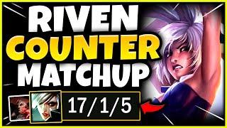 THE RETURN OF RIVEN'S COUNTER MATCHUP! (HOW TO WIN) - S12 RIVEN GAMEPLAY! (Season 12 Riven Guide)