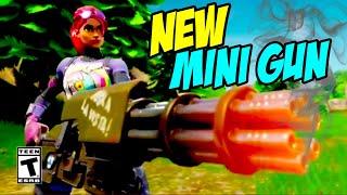 *NEW* MINI GUN in Fortnite Battle Royale! | FLUKEY LUKEY