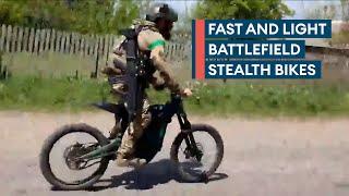 Electric bikes giving Ukrainian reconnaissance missions a new level of stealth and speed