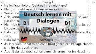 Dialoge B1  | Deutsch lernen durch Hören | 9 |