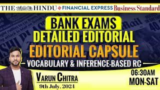  The Hindu Editorial Analysis | 9th July, 2024 | Inference Based Questions, Vocab | Varun Chitra