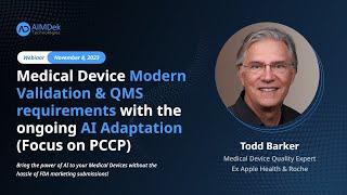 Medical Device Validation & QMS requirements with ongoing AI Use Cases-PCCP