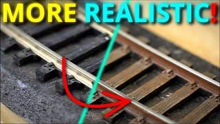 How To Paint And Weather Model Railroad Track - for beginners Part6