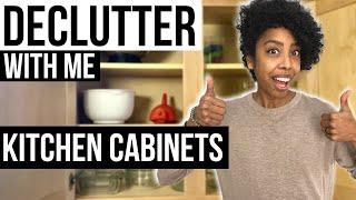 DECLUTTER WITH ME - KITCHEN CABINETS:  kitchen declutter and organization 2021 #megamarchmotivation