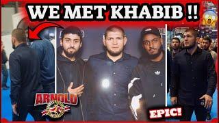 How we met KHABIB at the Arnold Sports Festival UK 2021