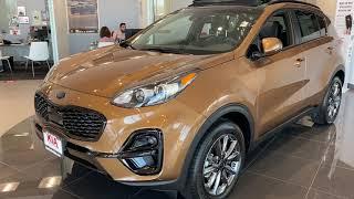 2021 KIA Sportage S AWD Nightfall Edition Premium in Burnished Copper with Black