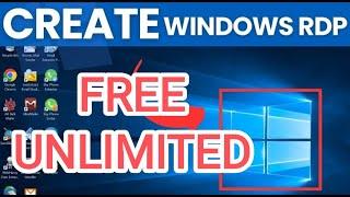 How to Create Free Rdp Unlimited, 2024-2025, free rdp/vps | window 10 rdp | free RDP kaise banaye,