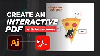 Create an Interactive PDF with hover over pop ups in Adobe Illustrator and Acrobat