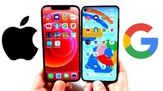 iPhone 12 vs Pixel 5 Speed Test!