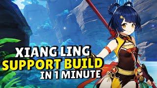 XIANGLING Support/Off-Field DPS Build Guide in 1 Minute