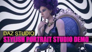 DAZ Studio - Stylish Portrait Studio Demo