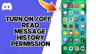 How To Turn On Or Off Read Message History Permission On Discord