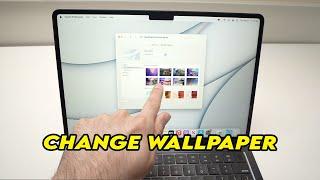MacBook Air M2 : How to Change Desktop Background Wallpaper