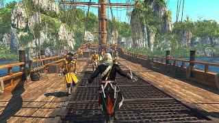 Assassin's Creed 4 Black Flag - Master Assassin Stealth Kills, Intense Combat & Ship Infiltration