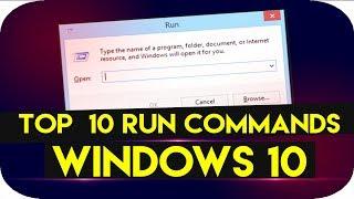 Top 10 Run Commands every Windows 10 user Must Know 2017 - HINDI