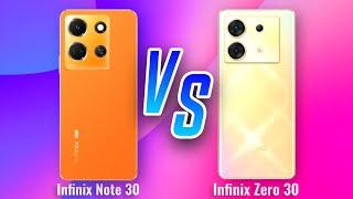 Infinix Note 30  vs  Infinix Zero 30 Full Comparison