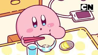 Kirby Cute Animation   Eating rice on Cartoon Network