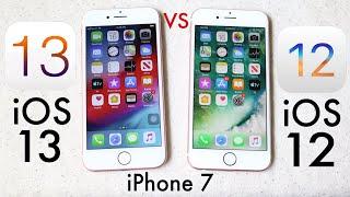 iPHONE 7: iOS 13 Vs iOS 12! (Comparison) (Review)