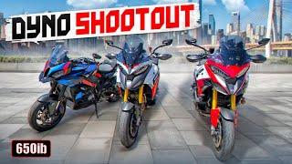 BMW M 1000 XR vs Ducati Multistrada V4 RS & Pikes Peak | DYNO SMACKDOWN!