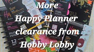 More Happy Planner clearance from a different Hobby Lobby. #plannerhaul