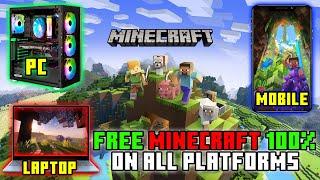 How To Download Minecraft For Free | Pc & Mobile & Laptop | 2025