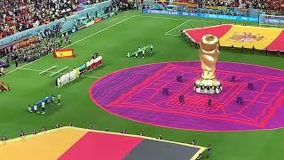 Spain vs Germany - Qatar World Cup 2022 - Match 28 - Players entrance and anthems
