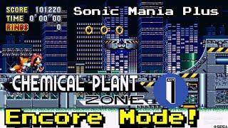 Sonic Mania Plus | Encore Mode | Chemical Plant Zone Acts 1 & 2 | Mighty and Ray Get Chemical!