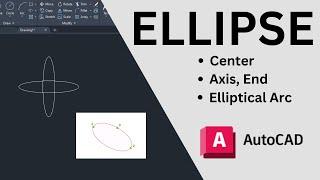 How to Draw an Ellipse - AutoCAD