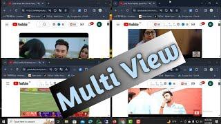 How to Multi View your PC Multi Tabs as Grid in Google Chrome