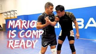 Mario Lopez Does Jiu Jitsu With Justin Flores! - Competition Prep