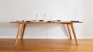 DIY Dining Table | Mid Century Modern - Woodworking