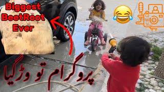 Program tu war giya | biggest beetroot ever | Quetta Wala Vlogs