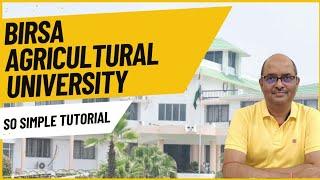 A visit to Birsa Agriculture University, Ranchi|BAU|Vlog @SoSimpleTutorial