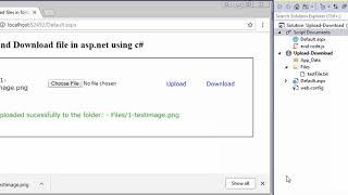 File Upload and Download in ASP.NET C#