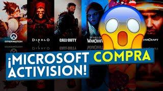 MICROSOFT COMPRA ACTIVISION BLIZZARD: TODOS los DETALLES: Precio, juegos, estudios...