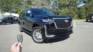 2021 Cadillac Escalade ESV Premium Luxury: Start Up, Walkaround, Test Drive and Review