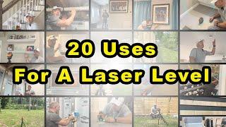20 Ways To Use A Laser Level! Hands On With The DOVOH Laser Level 360 With Self Leveling