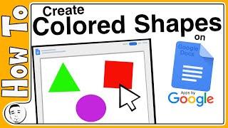 Create Colored Shapes in Google Docs!
