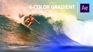 Create an Artistic Effects with a 4-Color Gradient Overlay in After Effect | AE CC 2020