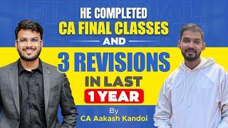 77 Marks in FR & Exemption in All 6 Subjects | Ft. CA Sahil Jain | CA Aakash Kandoi