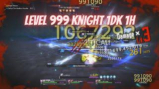 Sword Art Online Alicization Lycoris Level 999 Knight One Down Kill 1 Handed