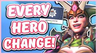 EVERY OVERWATCH 2 HERO CHANGE IN COMMUNITY CRAFTED