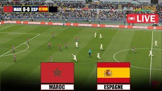 [En Direct] Maroc vs Espagne - Demi-finale 24 |Match en direct aujourd'hui- jeu de simulation vidéo