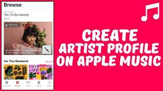 How to create an artist profile on Apple music