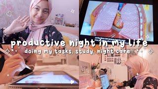 productive night in my life  | Ghaida Salma